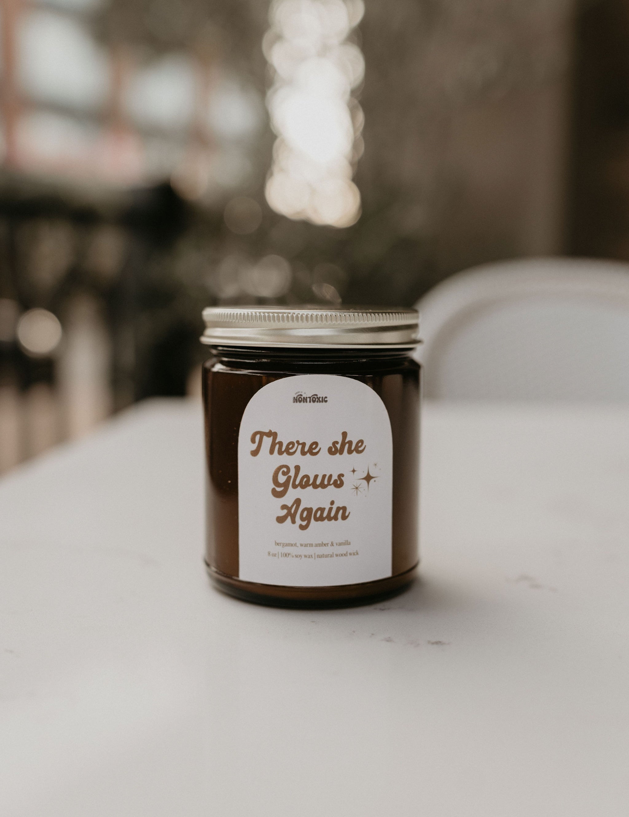 There She Glows Again Candle