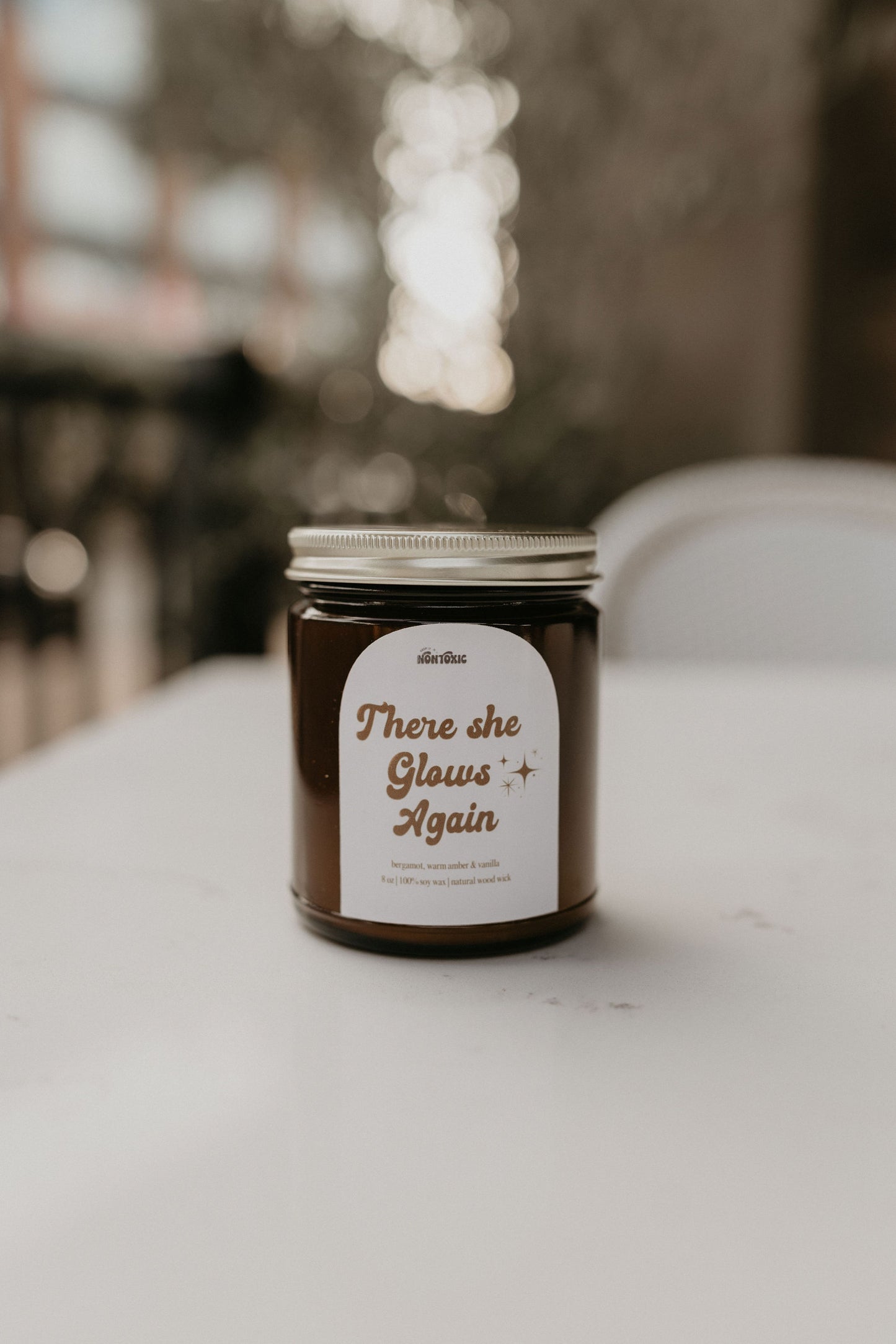 There She Glows Again Candle