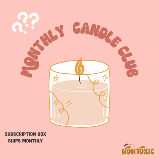 Monthly candle subscription box