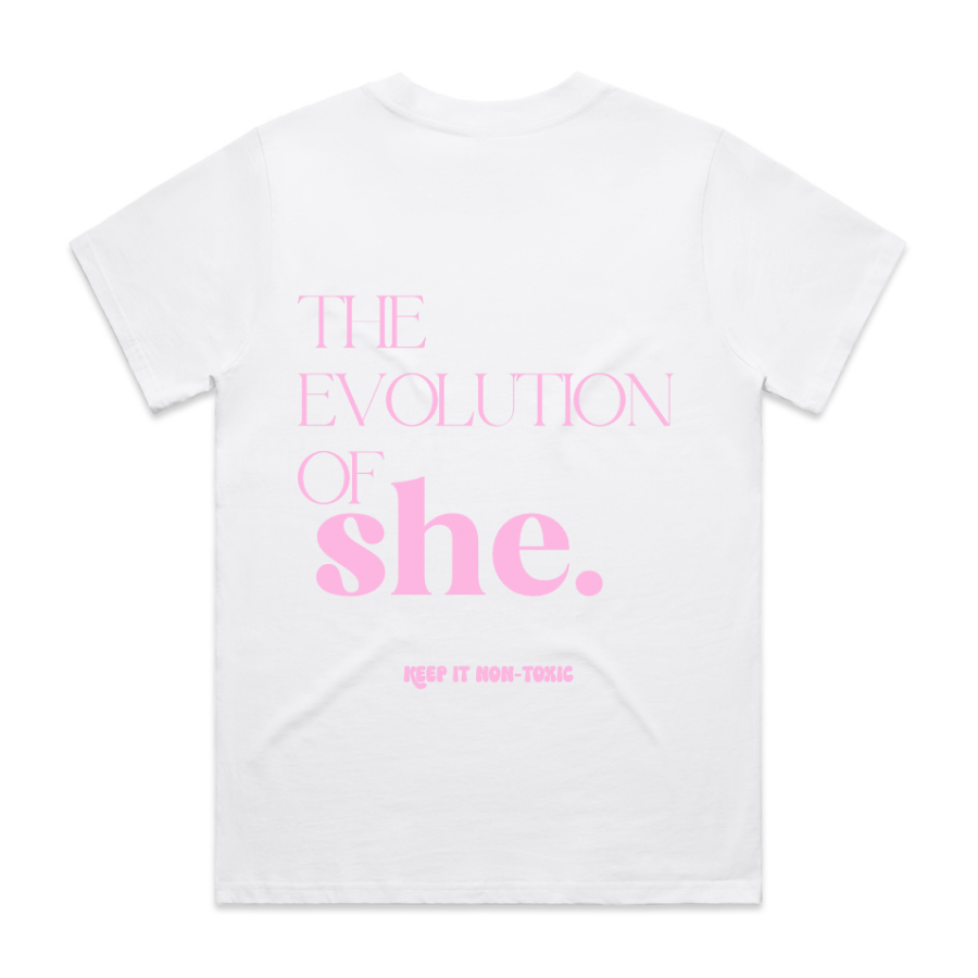 THE EVOLUTION OF SHE T-SHIRT